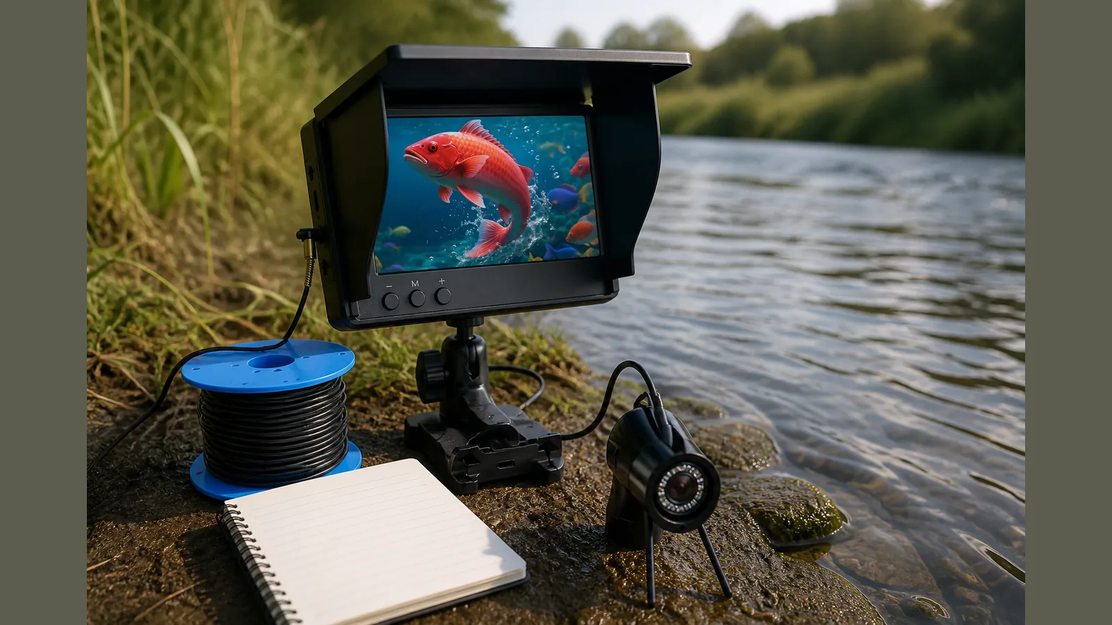 UK guide visual for underwater fishing camera first use checklist UK